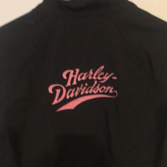 Ladies Harley Davidson pink and black jacket - Picture 3 of 4